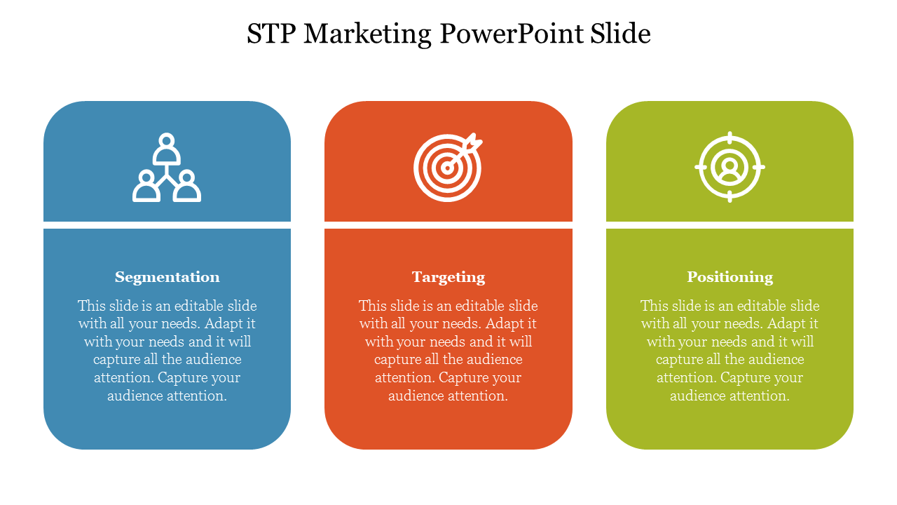Simple STP Marketing PowerPoint Slide Presentation